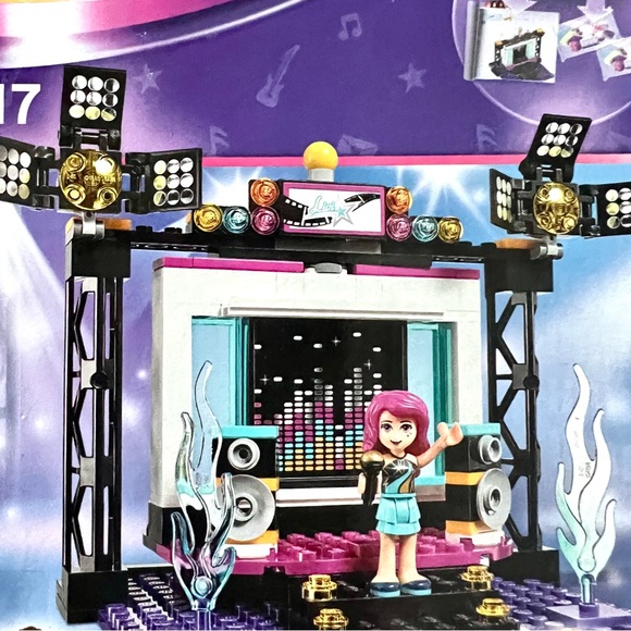 NEW Lego Friends Pop Star TV Studio with Livi Set 41117 Sealed in Box 194 Pieces - Picture 7 of 16